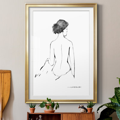 " Sketchy Silhouette II " Painting Print