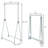 Linhart 36 " Industrial Pipe Clothing Rack