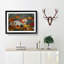 Leaves in Autumn in Abstract - Picture Frame Graphic Art Print-55771733-55771739
