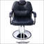 Fauteuil de coiffeur hydraulique robuste avec fonction d'inclinaison et siège plus large pour un confort maximal dans les salons de coiffure et les salons de coiffure
