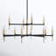 Clyda 12 - Light Dimmable Tiered Chandelier