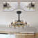 24.8" Farmhouse Retro Ceiling Fan With Lights And Remote/app Control