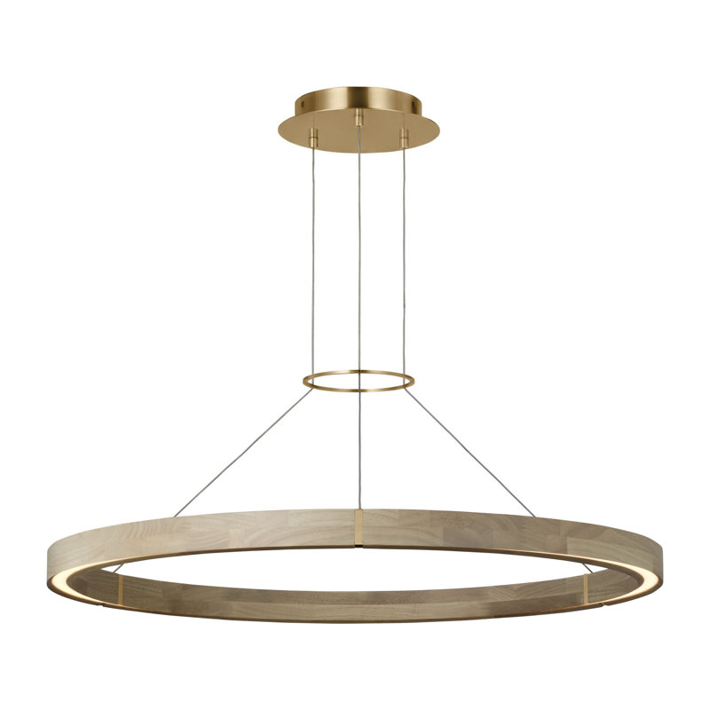 Ashok LED Chandelier, 1.9" H x 36.7" W x 36.7" D