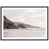 Mendocino Moody Cliffs Print by Carly Tabak