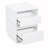 Rotatable Nightstand Table With 2 Drawers-1371068282