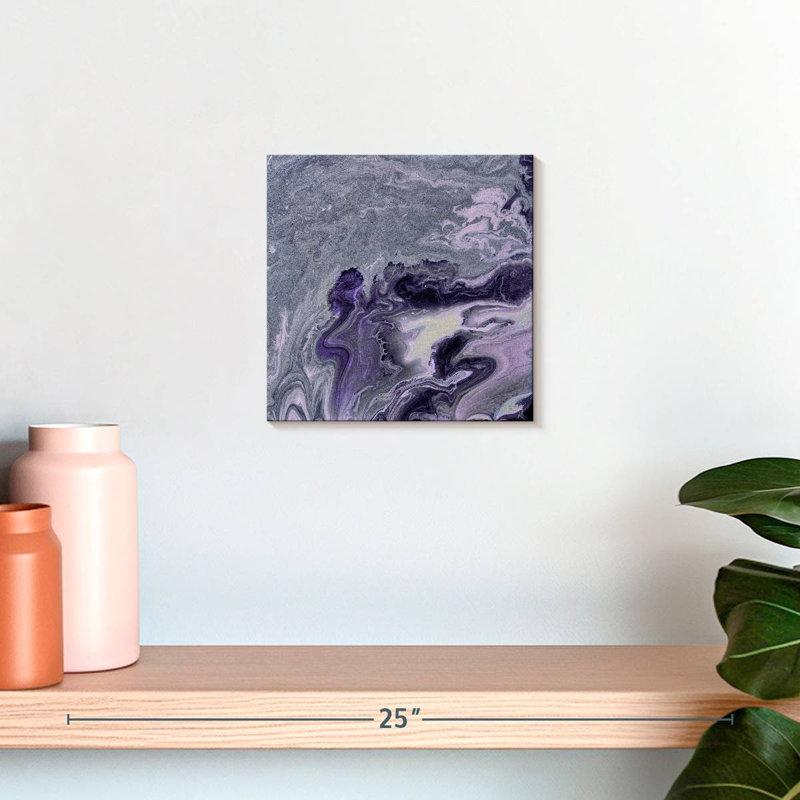 Agate violette, H 10 po x l 10 po