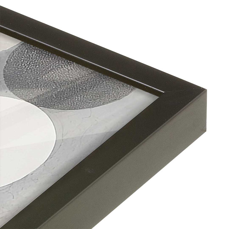 Impression sur toile gris en demi-teinte II par Elena Ray, Impression sur cadre ouvert sans papier mat, Noir