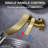 Wall Mounted Single Handle Waterfall Bathroom Vessel Sink Faucet With Pop-up Drain-108924420