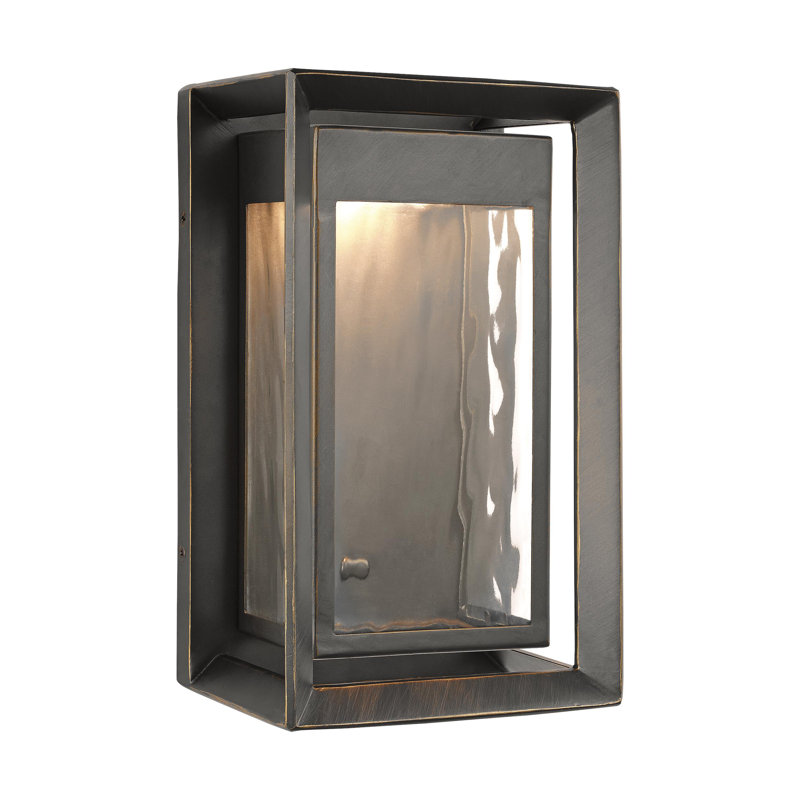 Urbandale LED Outdoor Flush Mount, 10" H x 6" W x 4.75" D