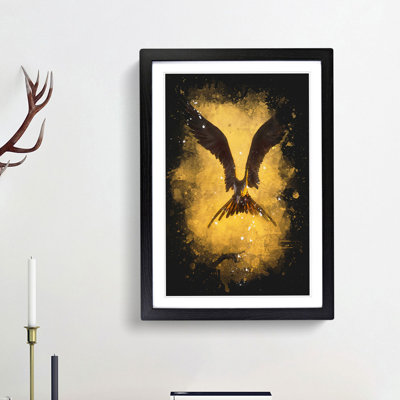 Bird in Flight - Picture Frame Graphic Art Print
