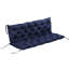 Comfy - Banc bleu avec coussins de balançoire, 3 - Pleasant Feel 3 bancs d'extérieur, siège et / ou canapé bleu, rembourré, avec et attaches