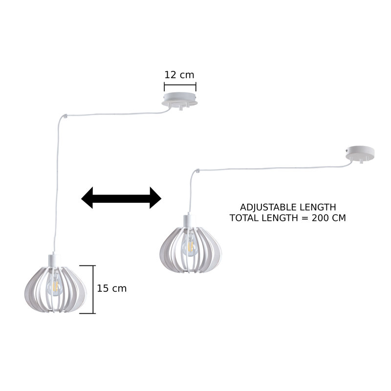 Parma 3 - Light Cluster Pendant, White