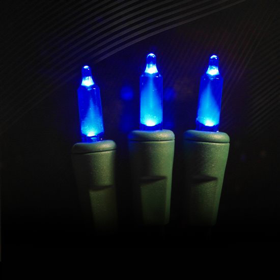 Guirlande de 50 lumières, Bleu