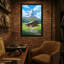 Scène et paysage urbain, paysage de montagne suisse Jungfrau, reproduction de paysage-358630579