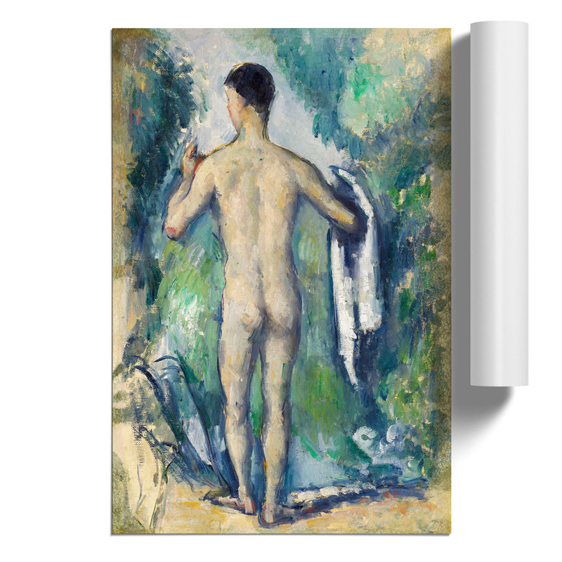 Standing Bather by Paul Cezanne - Frameless Print, 42cm H x 30cm W x 0.1cm D