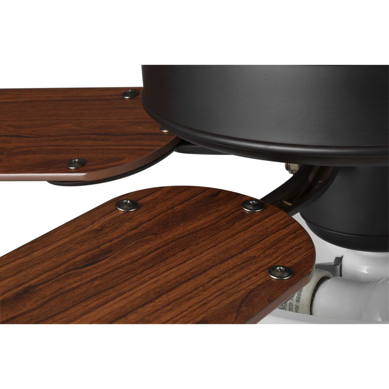 Builder Fan 52'' Ceiling Fan with Light Kit, Brown
