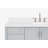 ARIEL Magnolia 60 Single Sink Bathroom Vanity with Top-1144687725