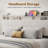 Velvet Upholstered Platform Bed with Wingback Headboard and Wooden Slats-1703410292