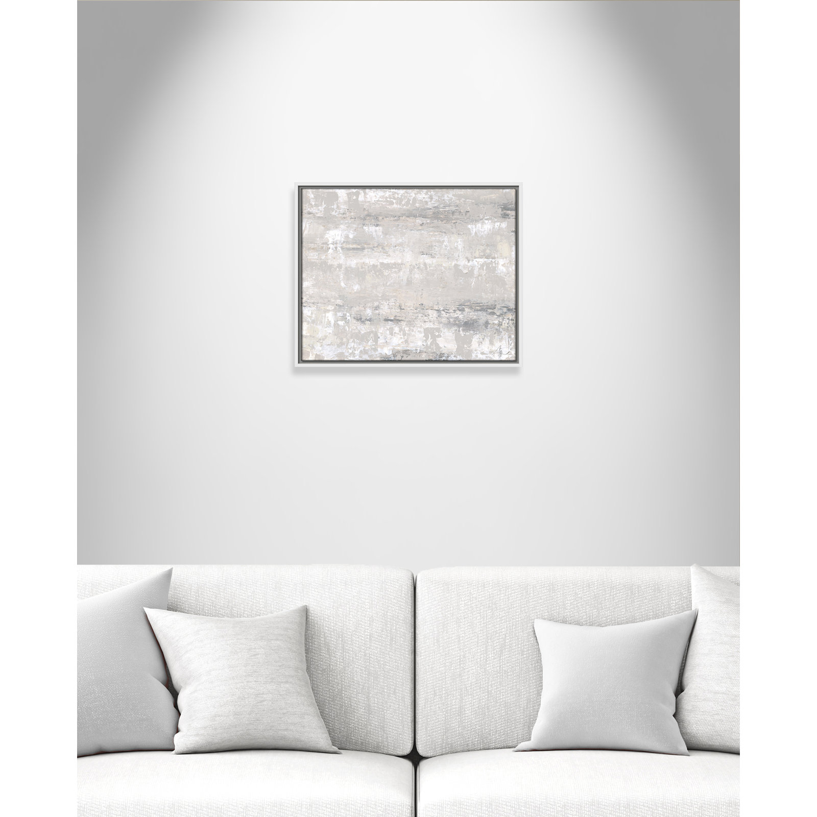 Desert Winds by Filippo Ioco - Print, 17.5" H x 21.5" W x 2" D, White Framed Canvas