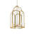 Ouro 6 - Light Polished Brass Lantern Pendant
