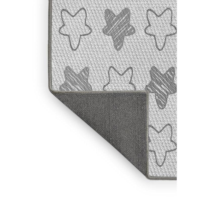 Geometric Indoor Rug, Rectangle 2' x 4'