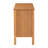 Betzayda Baxton Studio Jenn Golden Brown Wood Japandi 6-Drawer Dresser With Distressed-Finished Rattan