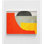 «Organic Shapes And Lines VIII» par Irena Orlov, décor orange vif, décor de formes géométriques, affiche d'idée de décoration de bureau