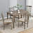 Armele 4 - Person Four Leg Base Dining Set-398473220-398473222-398473223