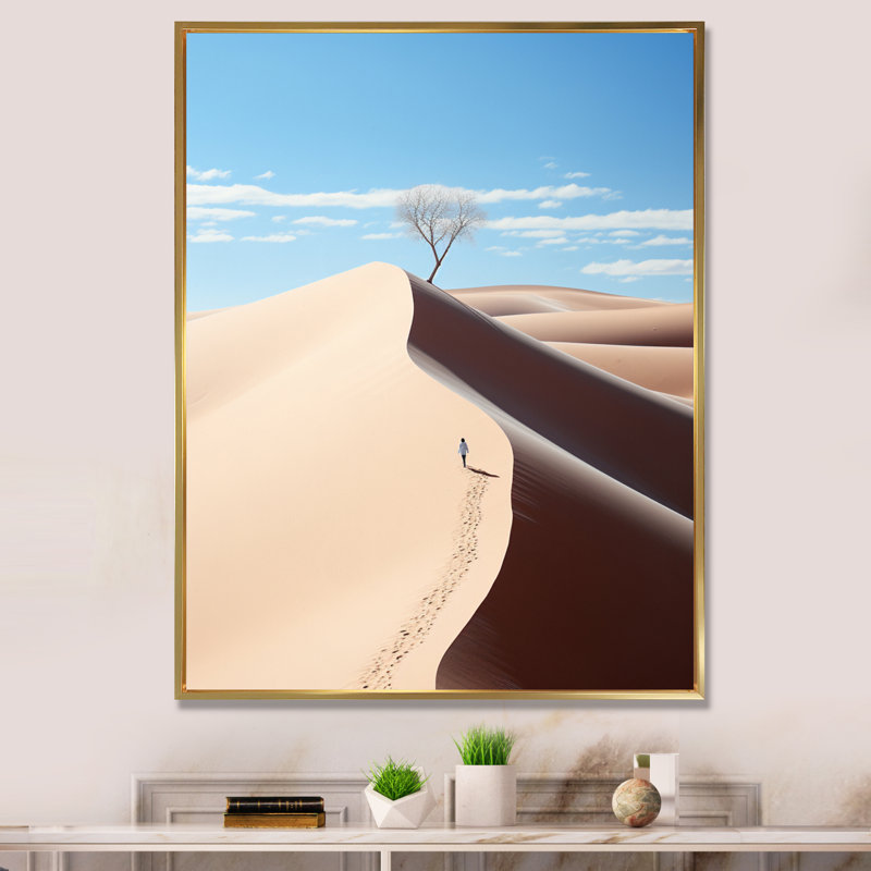 «Capsicum Desert Mirage Iii I», reproduction sur toile, H 44 po x l 34 po x P 1,5 po, Cadre flottant doré