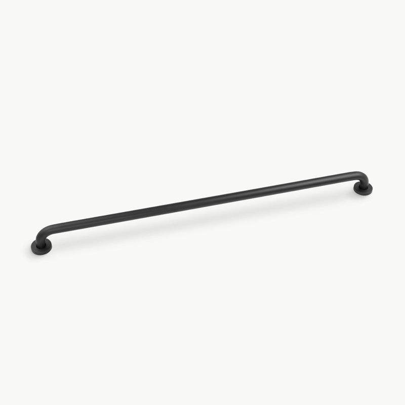 Barre d'appui classique noir mat 36 po, 36 po