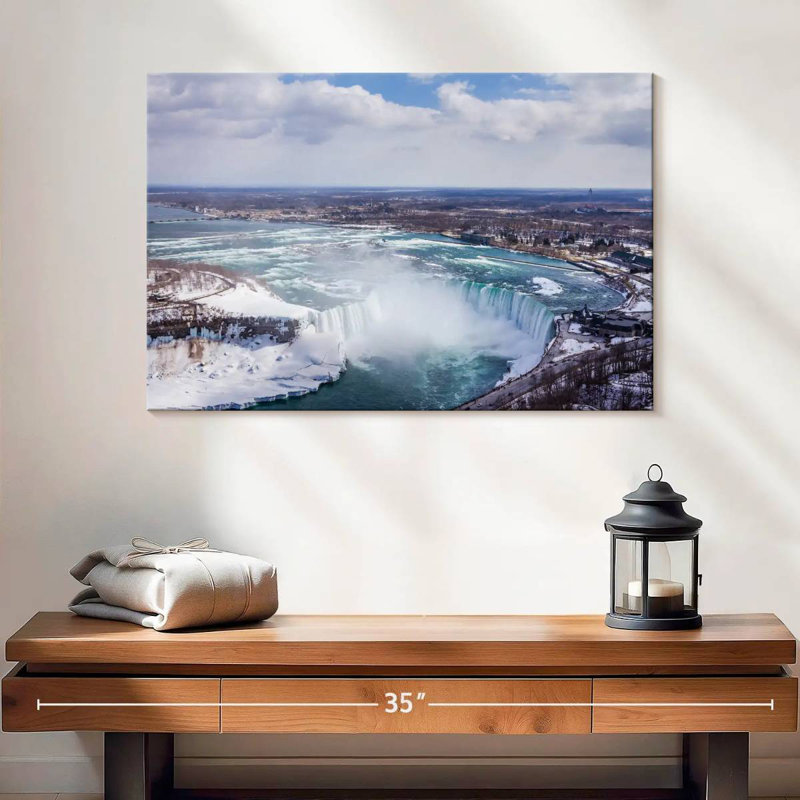 Alvord Winter In Niagara Falls, 16" H x 24" W