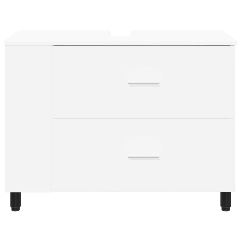 80cm Bathroom Vanity Base Only, White