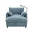 37" Single Sofa With Storage Ottoman