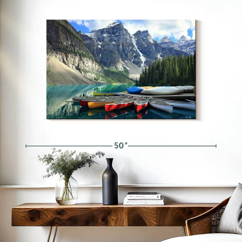 Mehar Moraine Lake Canoes, H 26 po x l 39 po