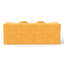 Lit simple avec oreiller, compressible, jaune, pour chambre d'amis - Léger, aucun assemblage requis, salon pliant jaune, confortable et polyvalent, rembourrage en mousse de fibre
