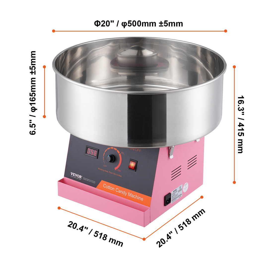 VEVOR Electric Cotton Candy Machine VEVOR 