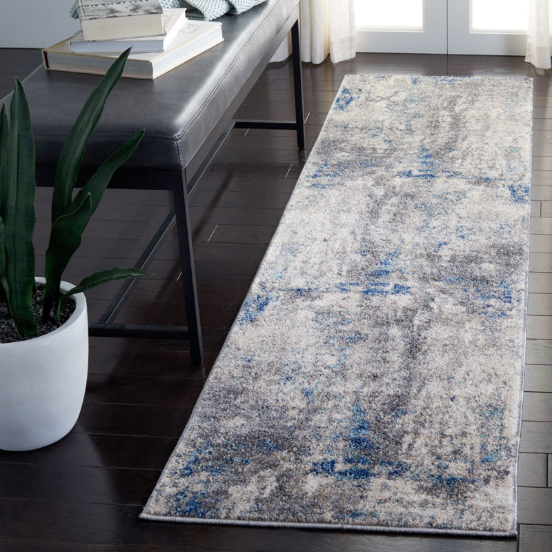 Mauriello Performance Abstract Rug, Runner 2' x 9'