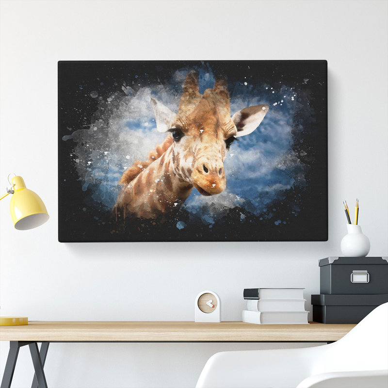 Giraffe Vol.2 - Wrapped Canvas, 60cm H x 91cm W x 3cm D