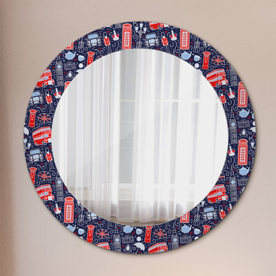 Huldar Glass Flat Wall Mirror