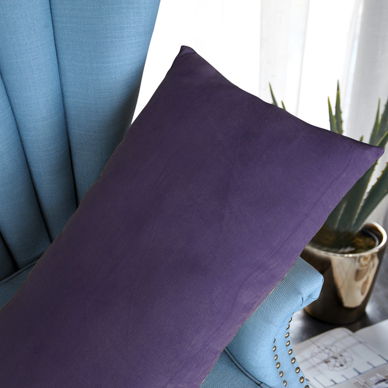 Cotton Corduroy Pillow Cover, Imperial Purple