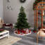Lighted Artificial Spruce Christmas Tree-1365520713