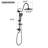 Shower Faucet with Rain Shower Heads-92443523