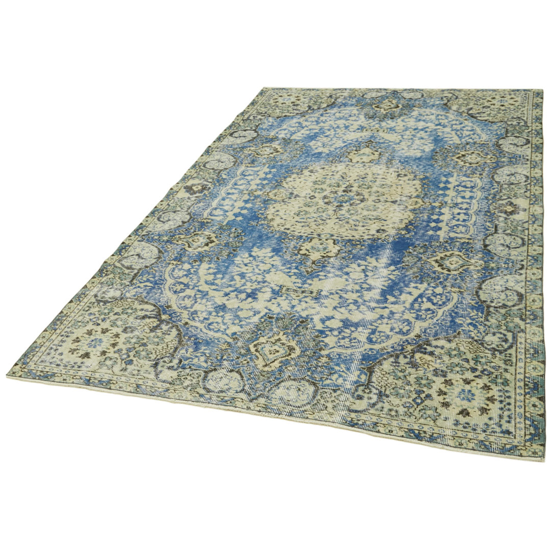 Vintage Beige Vintage Wool Handmade Area Rug