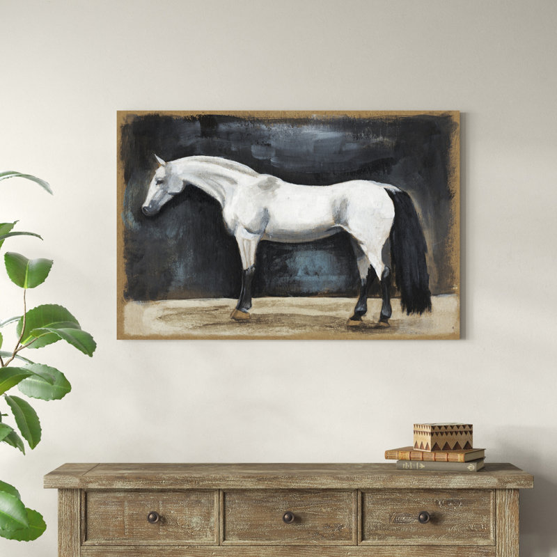 " Equestrian Studies VI " by Naomi McCavitt, 32" H x 48" W x 1" D