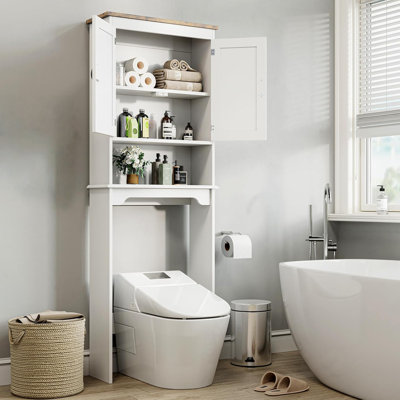 Freestanding Over The Toilet Storage