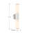 Voltelle 20.25" High 2-Light Wall Sconce