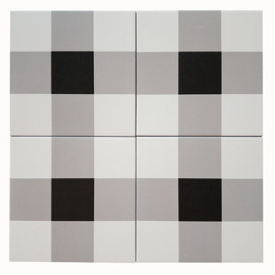 Buffalo Plaid 8"x8" Patterned Porcelain Wall & Floor Tile
