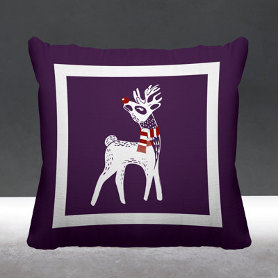 Outdoor Reversible Throw Pillow