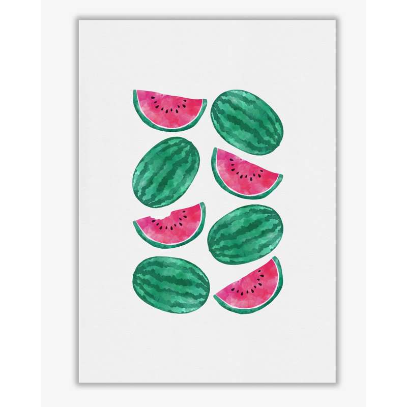 Watermelon Crowd - Print, No Frame, 42 cm H x 30 cm W x 1 cm D