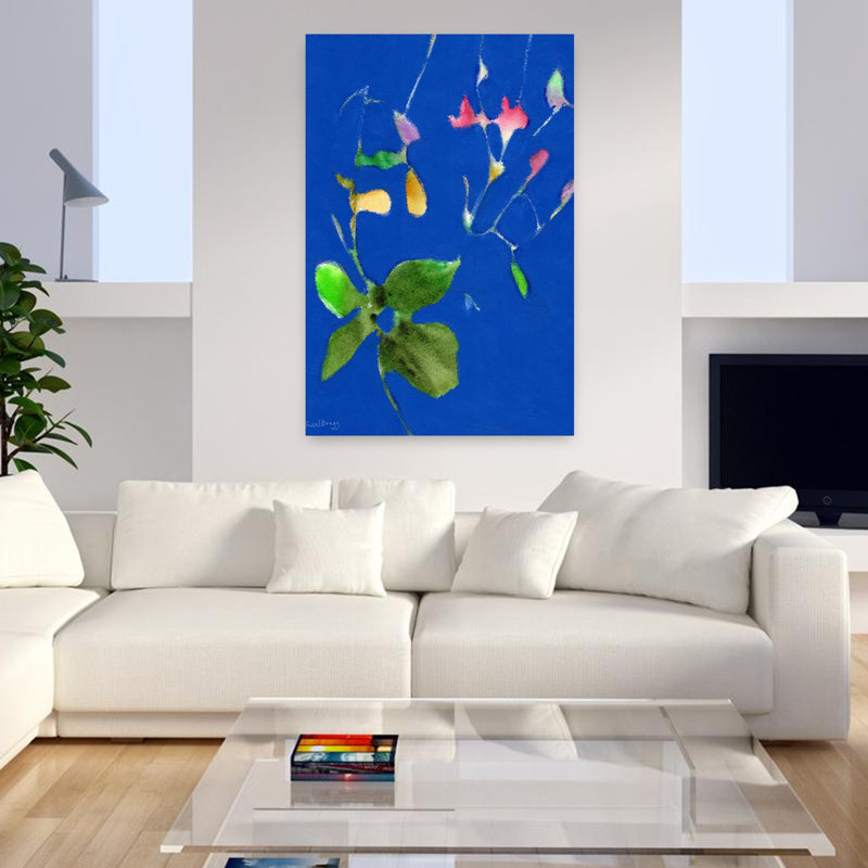 Art contemporain abstrait coloré et audacieux, H 48 po x l 32 po